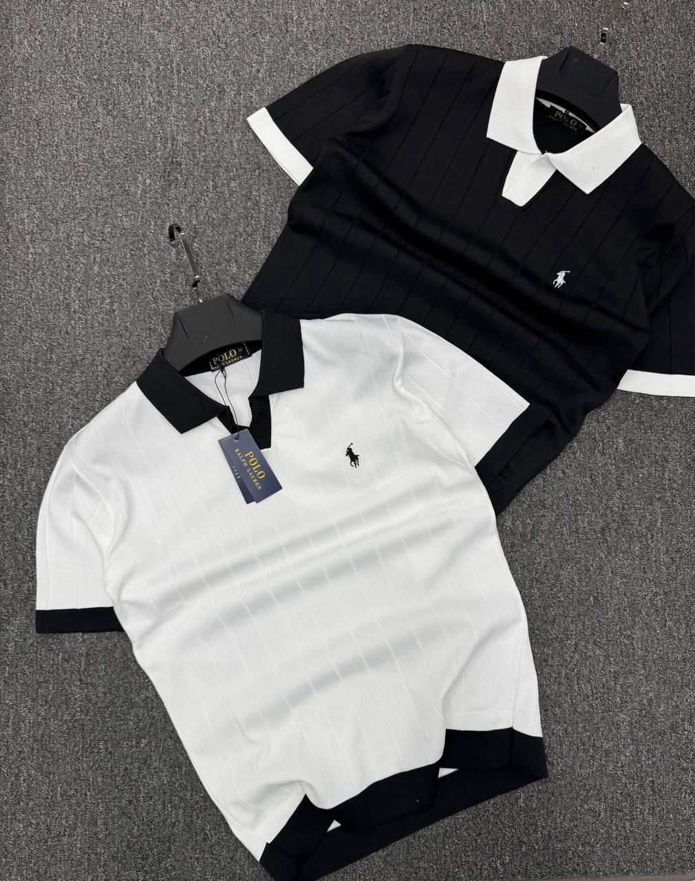 Polo T-shirt contrast collar
