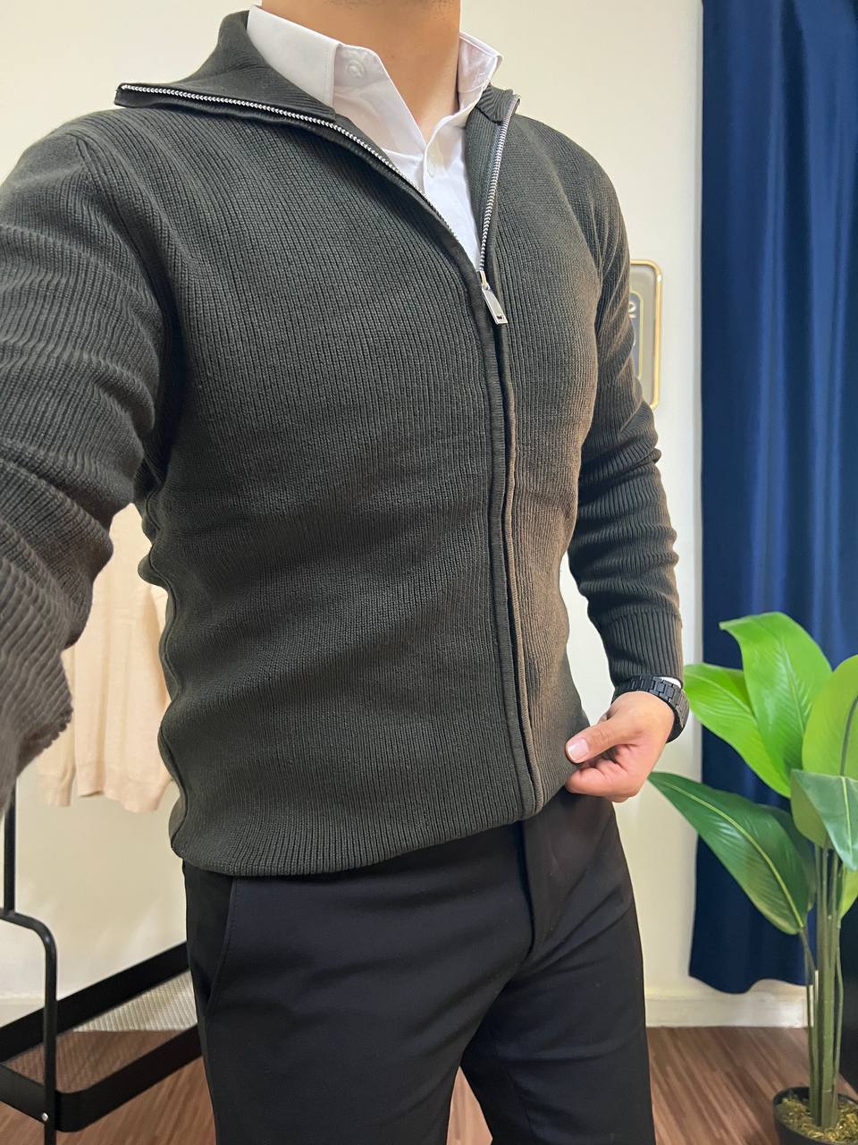 Full-Zip Sweater