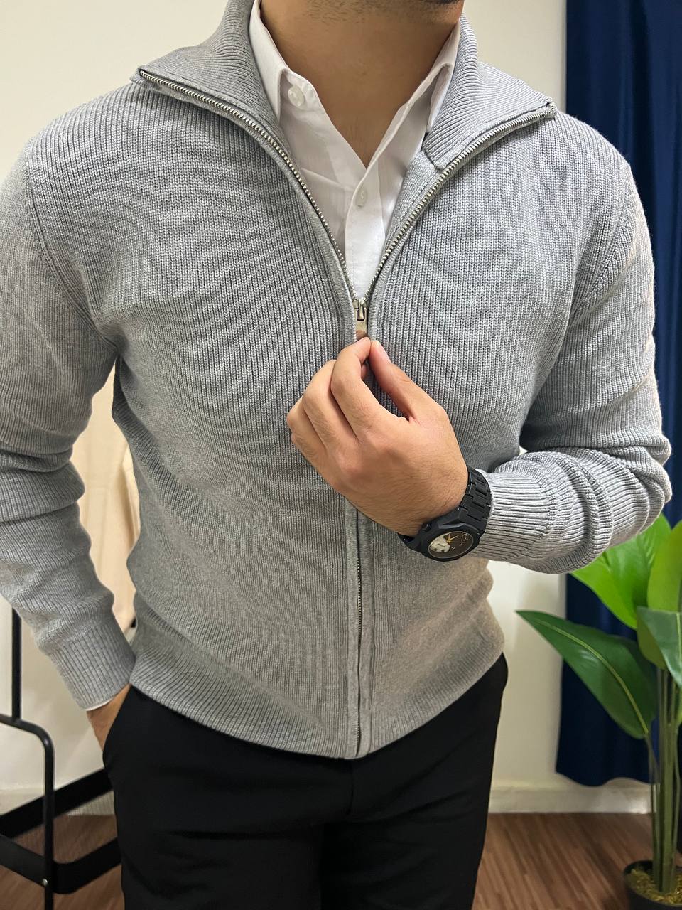 Full-Zip Sweater