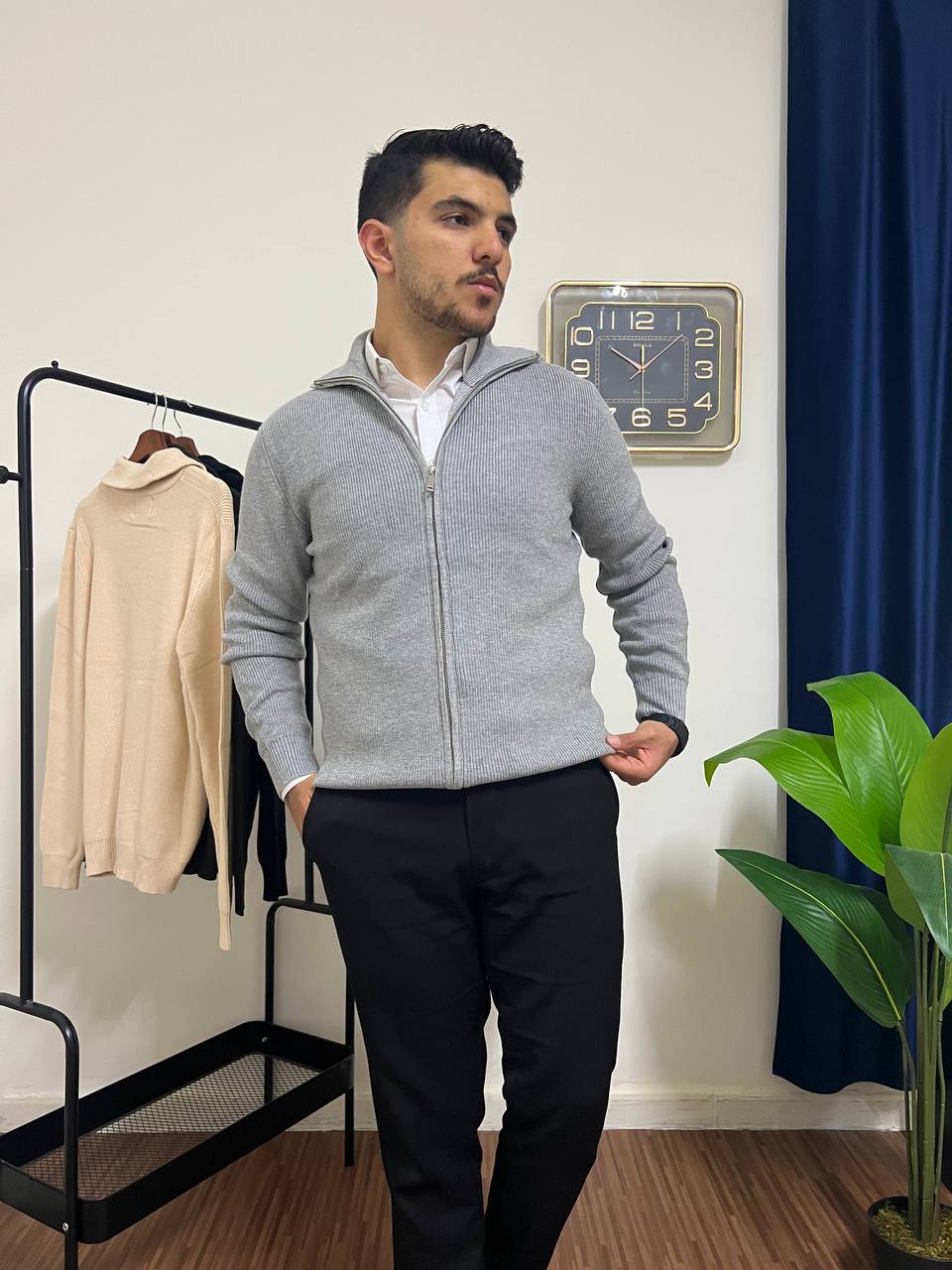 Full-Zip Sweater