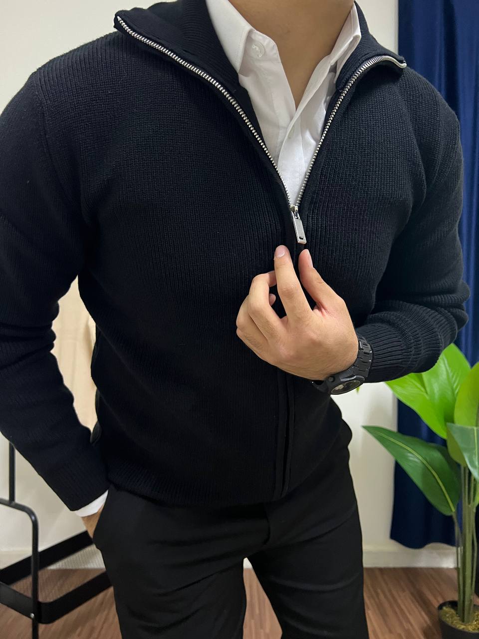 Full-Zip Sweater