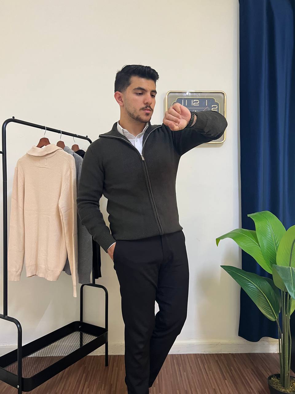 Full-Zip Sweater