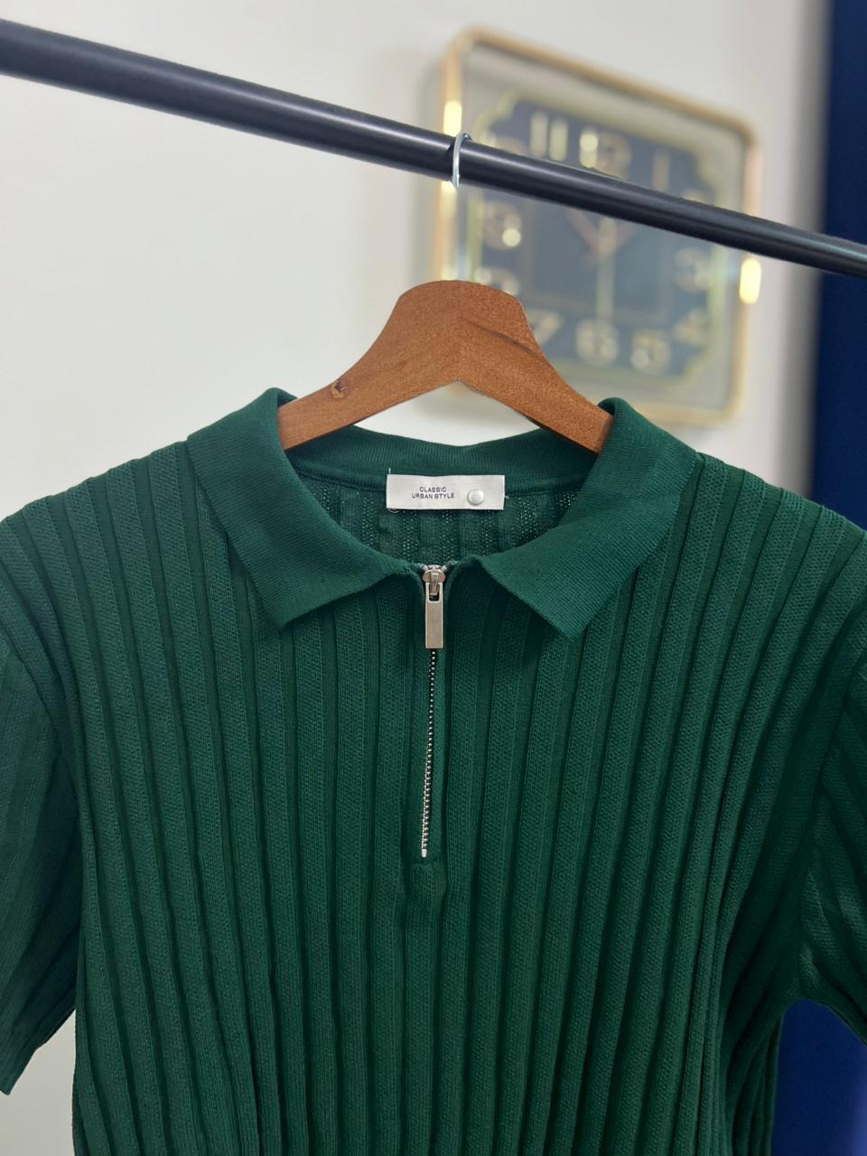 Half zip T-shirt