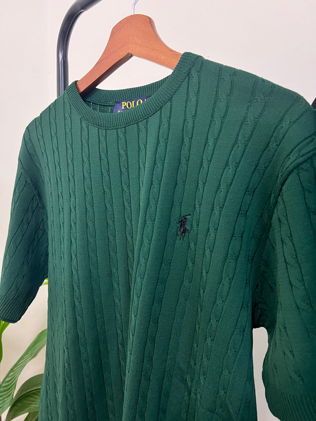 Polo cable-knit T-Shirt