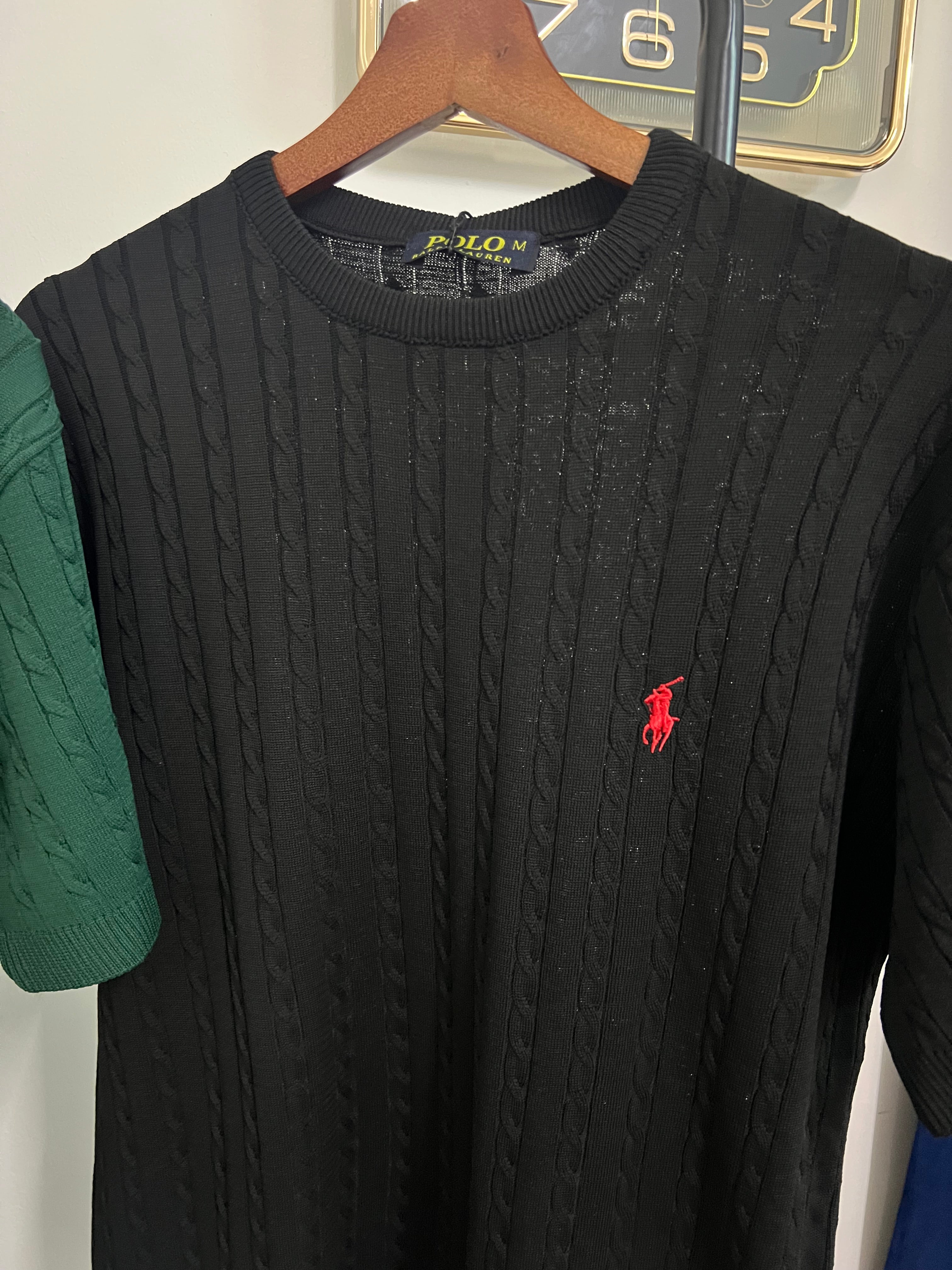 Polo cable-knit T-Shirt