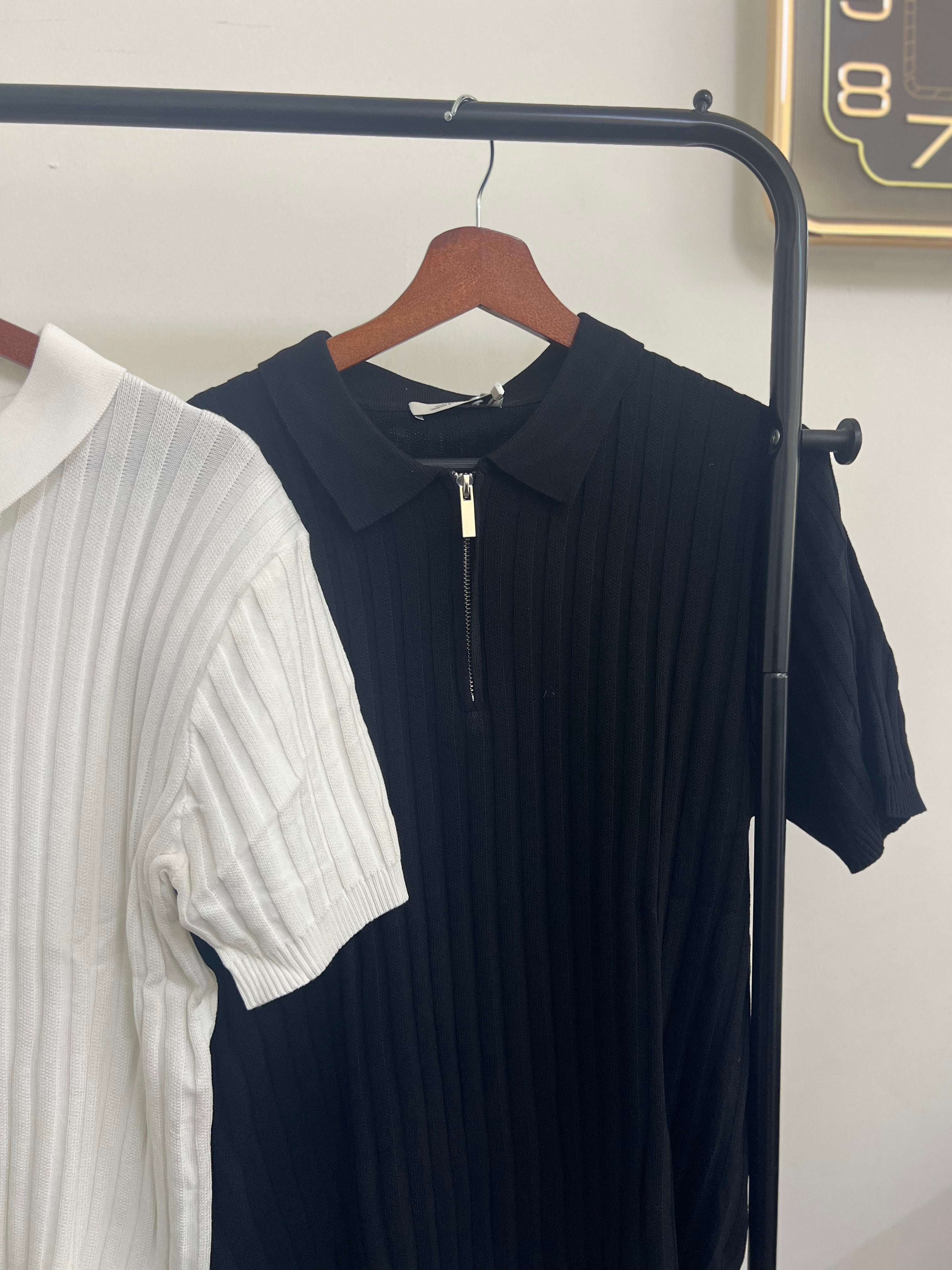 Half zip T-shirt
