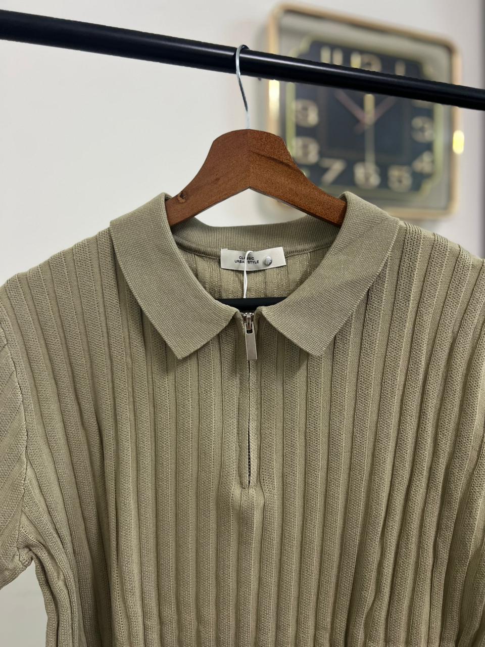Half zip T-shirt